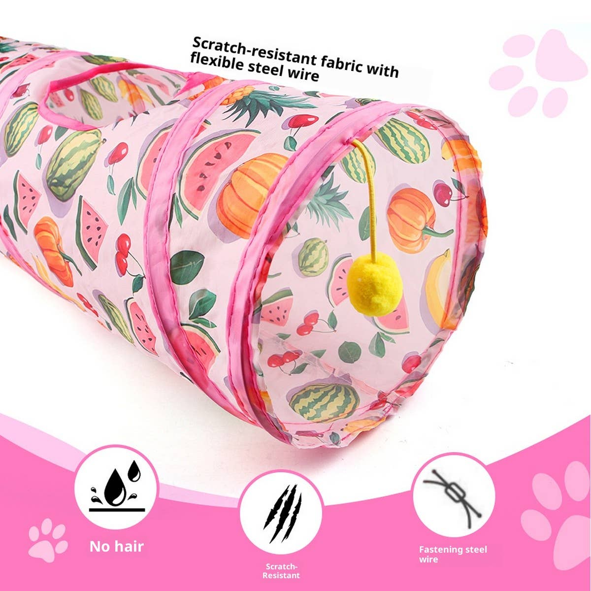 Summer Fruit Cat Tunnel