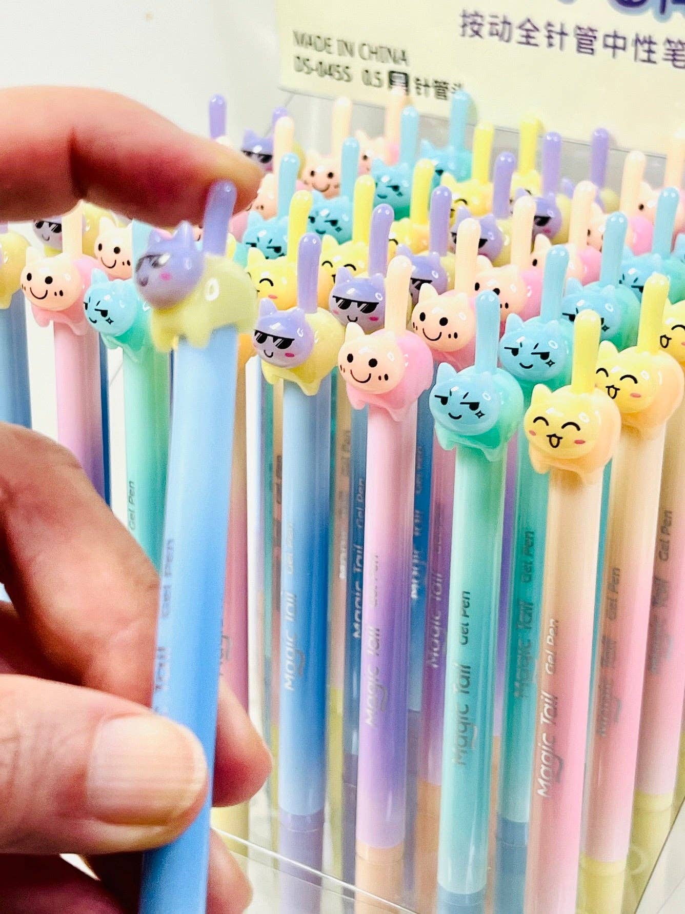 Cat Tail Colors Gel Pen