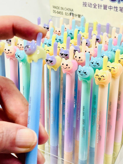 Cat Tail Colors Gel Pen