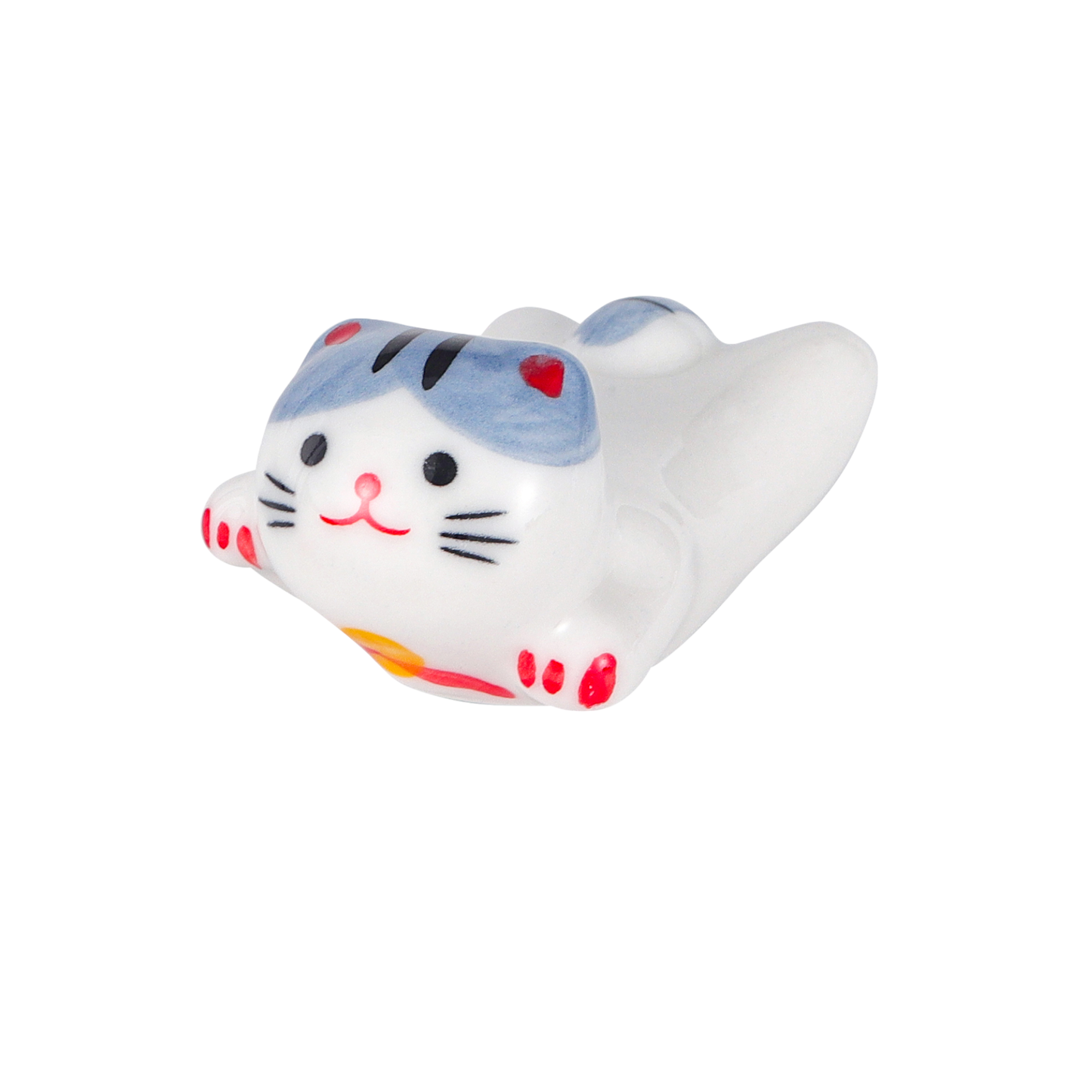Urban Tokyo - Cat Chopsticks Rest 2"L Gray (12/288)