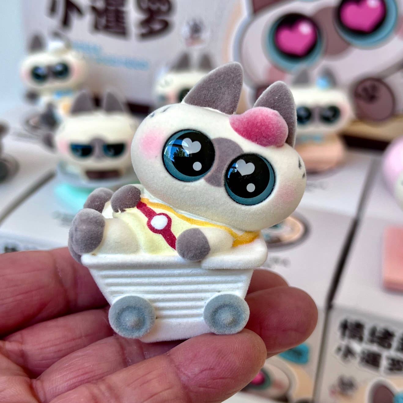 Big Eyed Cat Figurine Blind Box