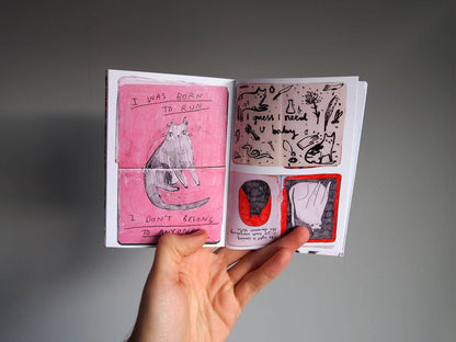 Cats and Music Sketchbook Book