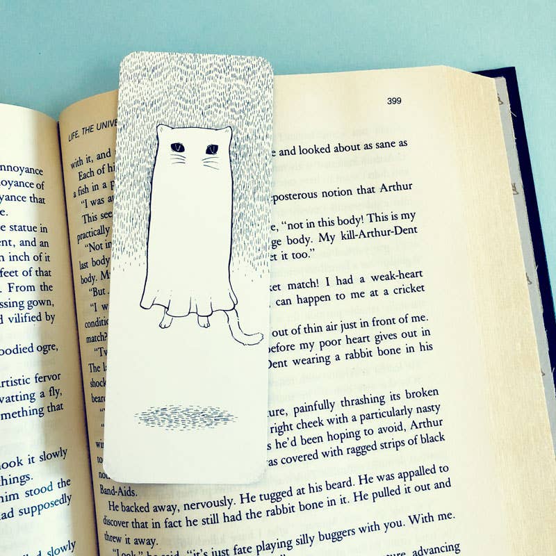 Floating Ghostie Bookmark