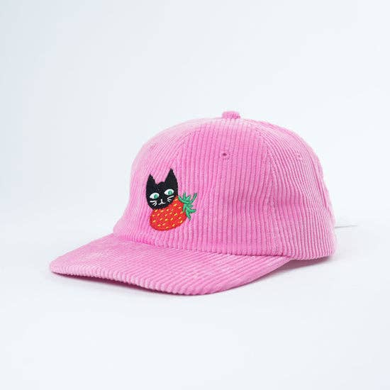 Adult Strawberry Eater Corduroy Hat