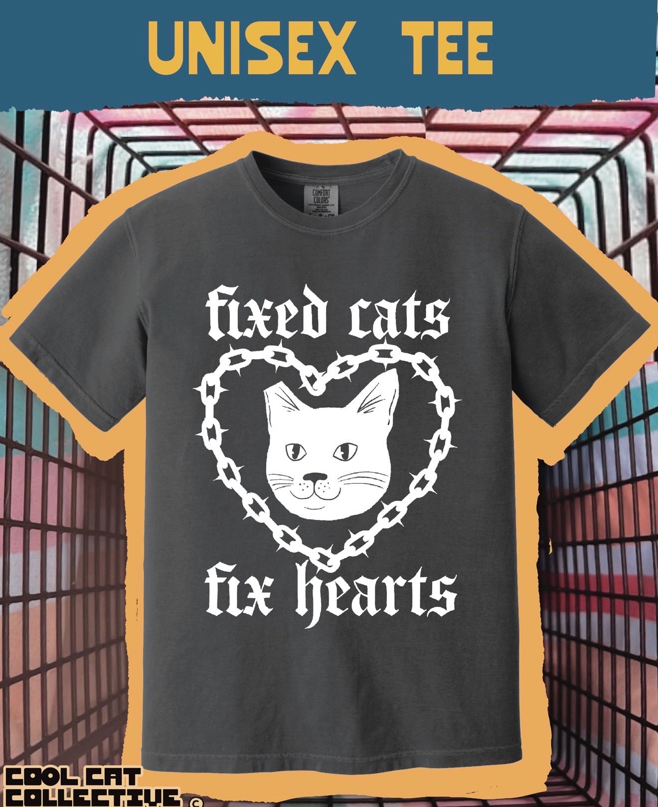 Fixed Cats, Fix Hearts fundraiser tee