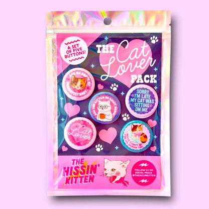 The Cat Lover Button Pack
