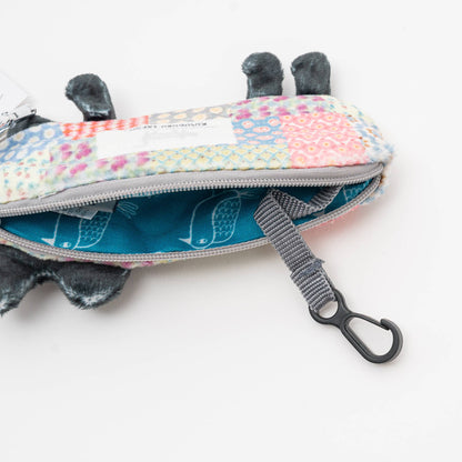Kusuguru Japan Cat Multi-Pouch with Carabiner