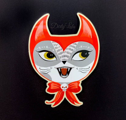 DEVIL CAT - KITTY STICKER