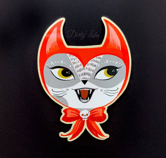 DEVIL CAT - KITTY STICKER