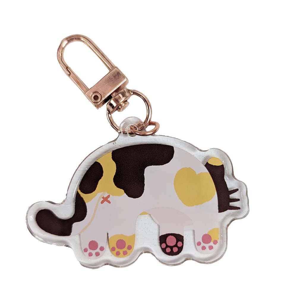 Keychain Spotted Calico Cat