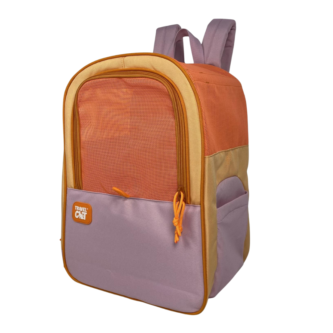 "The Explorer" Cat Backpack - Sunset Pink