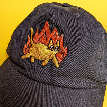 Fierce Cat Dad Cap