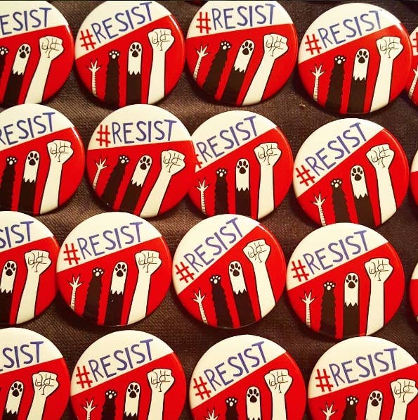 RESIST for Animal Lovers Buttons