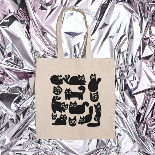 Art of Gabby Ramirez - Black Cat Tote Bag