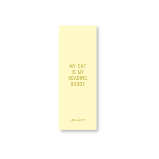 My Cat is My Reading Buddy Bookmark