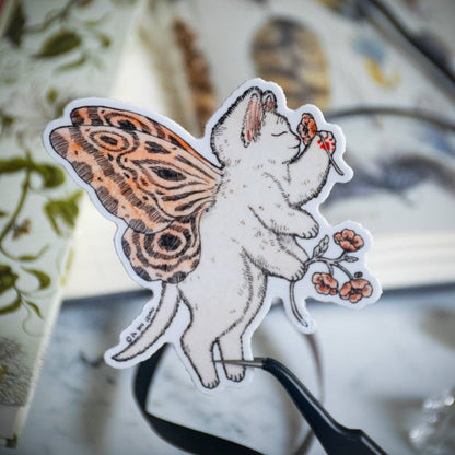 Po Yan Leung - "Fairy Cat" Vinyl Sticker