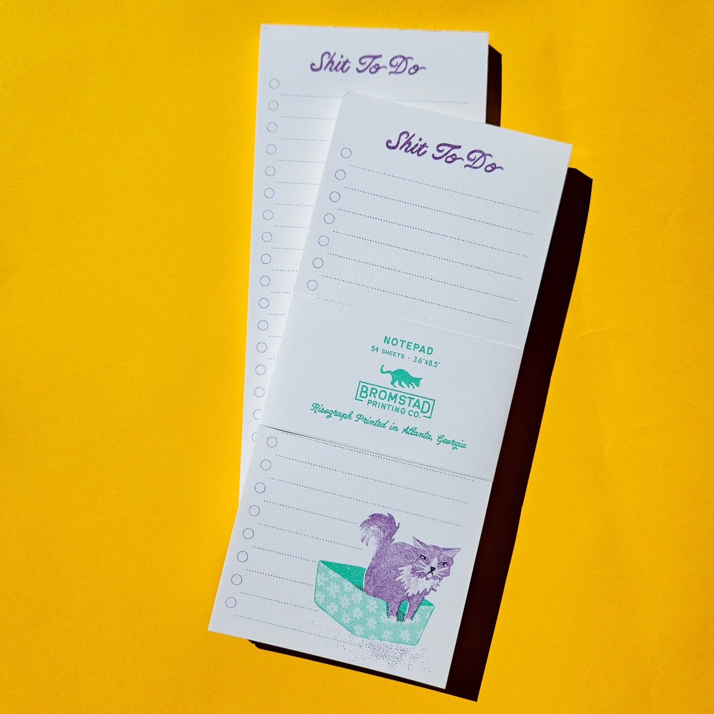 Shit To Do Risograph Notepad