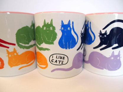 Rainbow Cats Coffee Mug