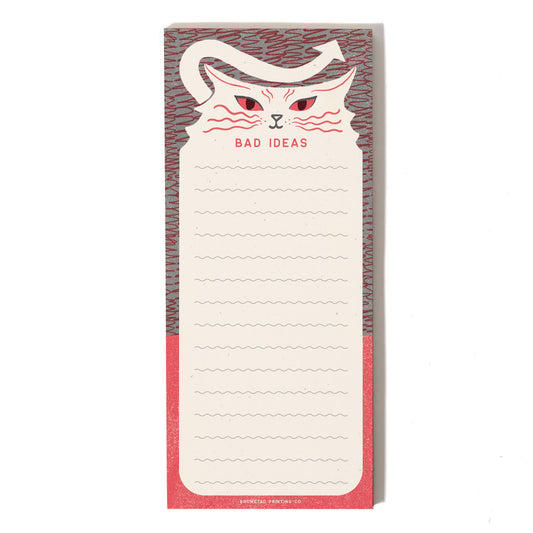 Bad Ideas - Tall Risograph Notepad