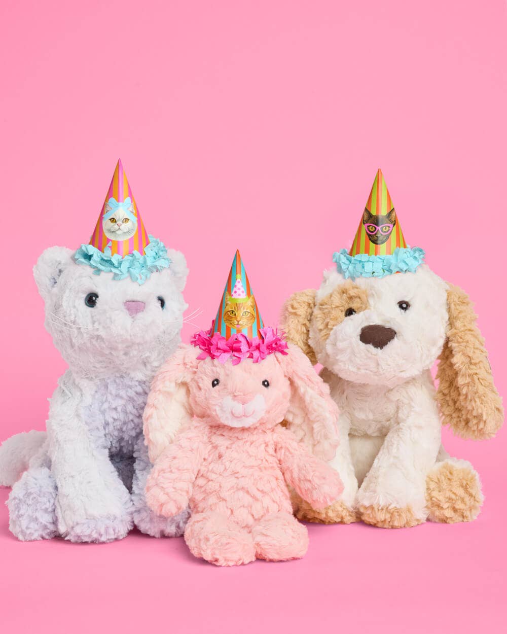 Cat Mini Party Hats Stripes