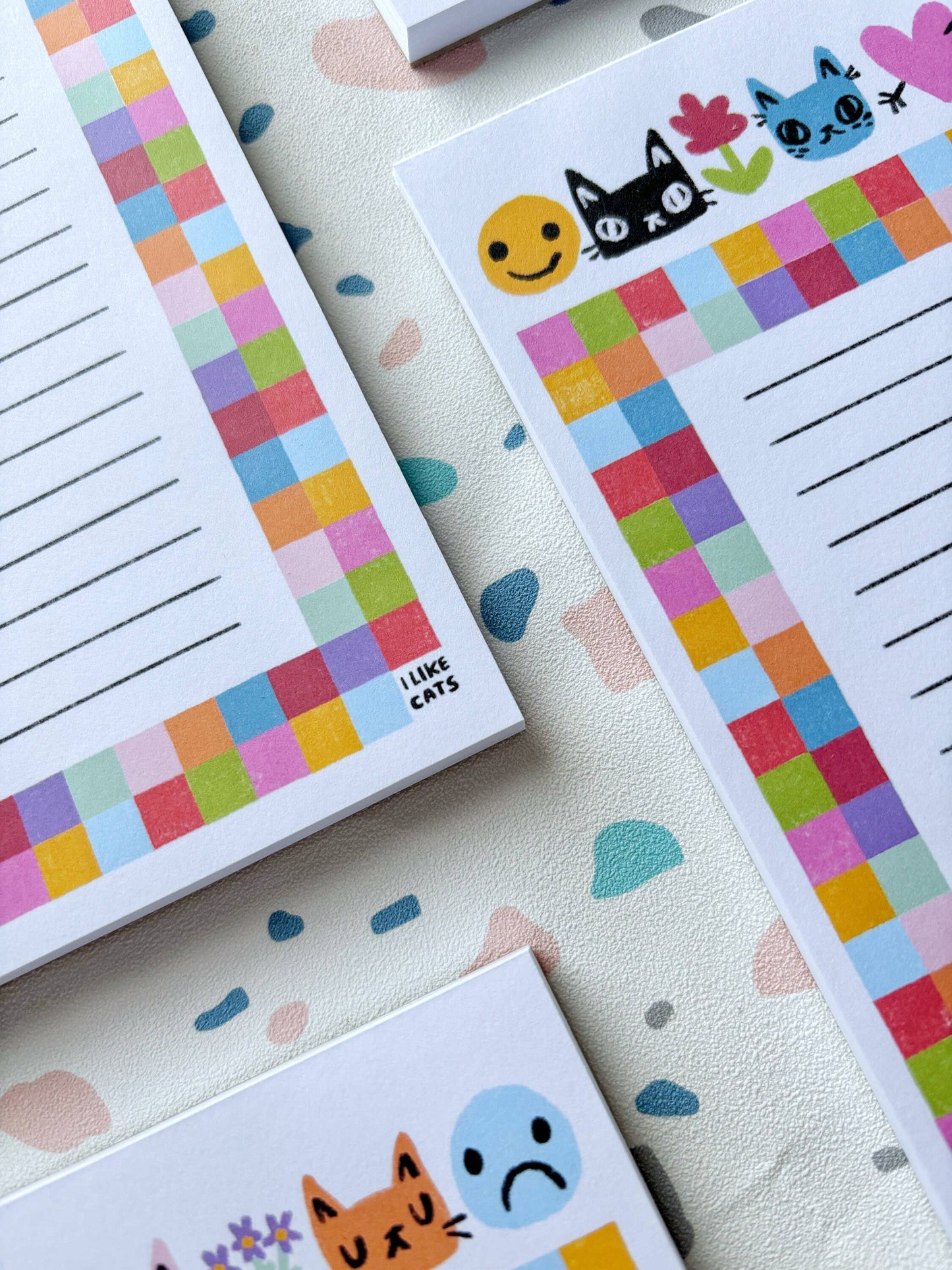 I LIKE CATS - Cat Themed Notepad, Listpad, Shopping List & Planner