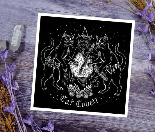 Cat Coven - Cat Coven - Art Print