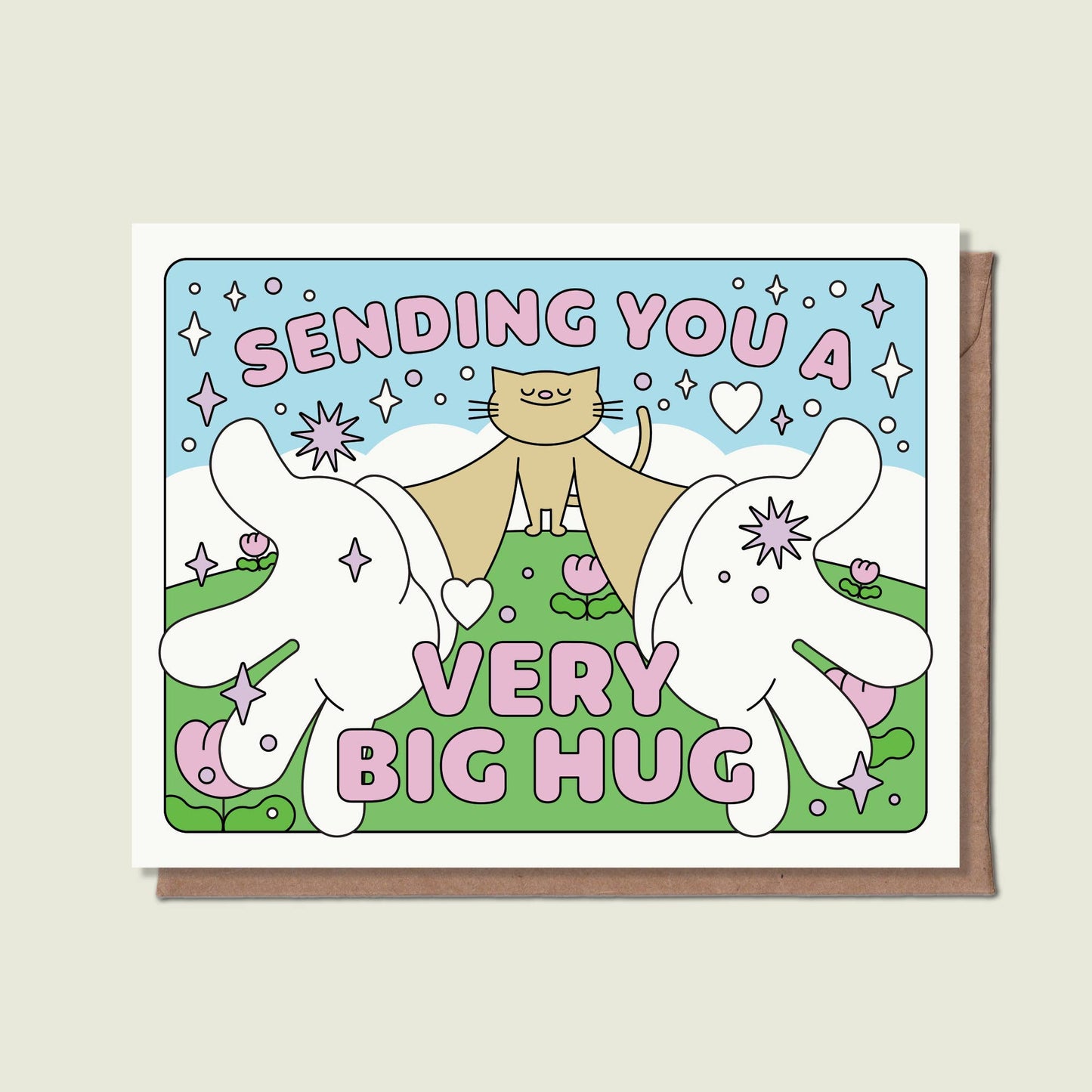 Épée Lapin Studio - Sending You A Very Big Hug Greeting Card