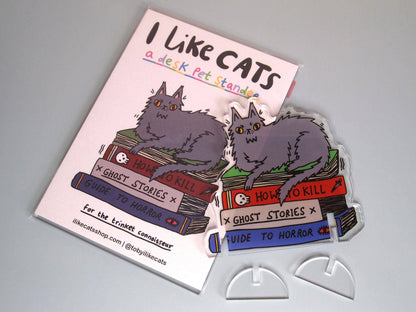 Spooky Cat Acrylic Desk Pet Standee Ornament