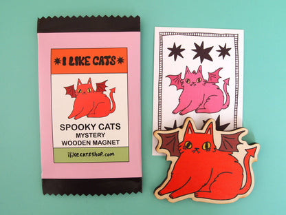 Halloween Wooden Fridge Magnet Blind Bag Mystery Bag