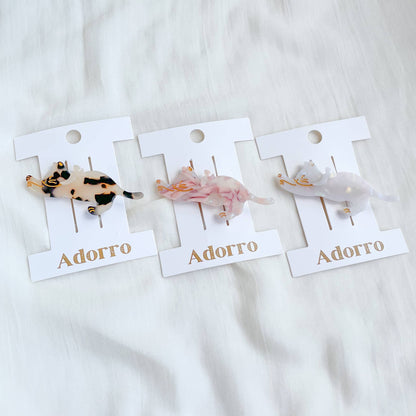 Adorro - Stella | Cute Stretching Cat Eco-Friendly Hair Clip