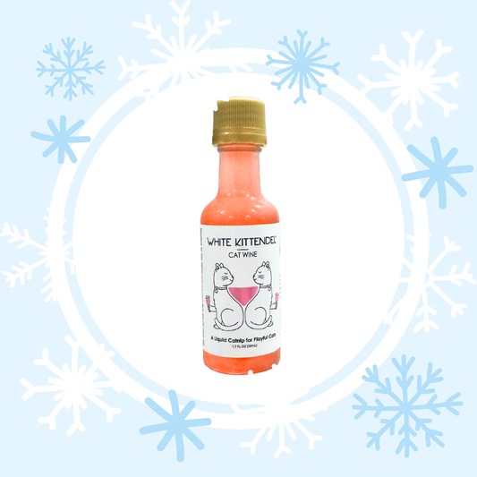 Cat Wine White Kittendel Liquid Catnip For Cats