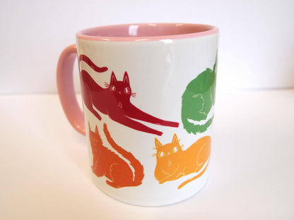 Rainbow Cats Coffee Mug