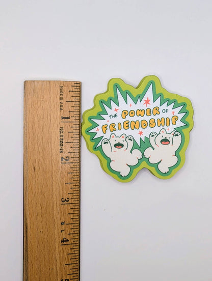 lauradzeng - The Power of Friendship Cats – Vinyl Waterproof Sticker