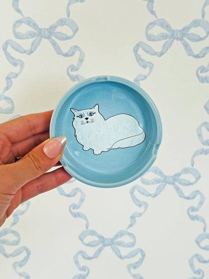 A Shop of Things - Miss Kitty Ceramic Ash Tray