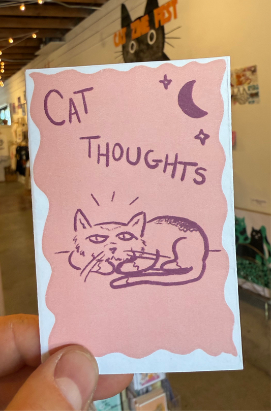 Cat Thoughts zine by Miquela Davis