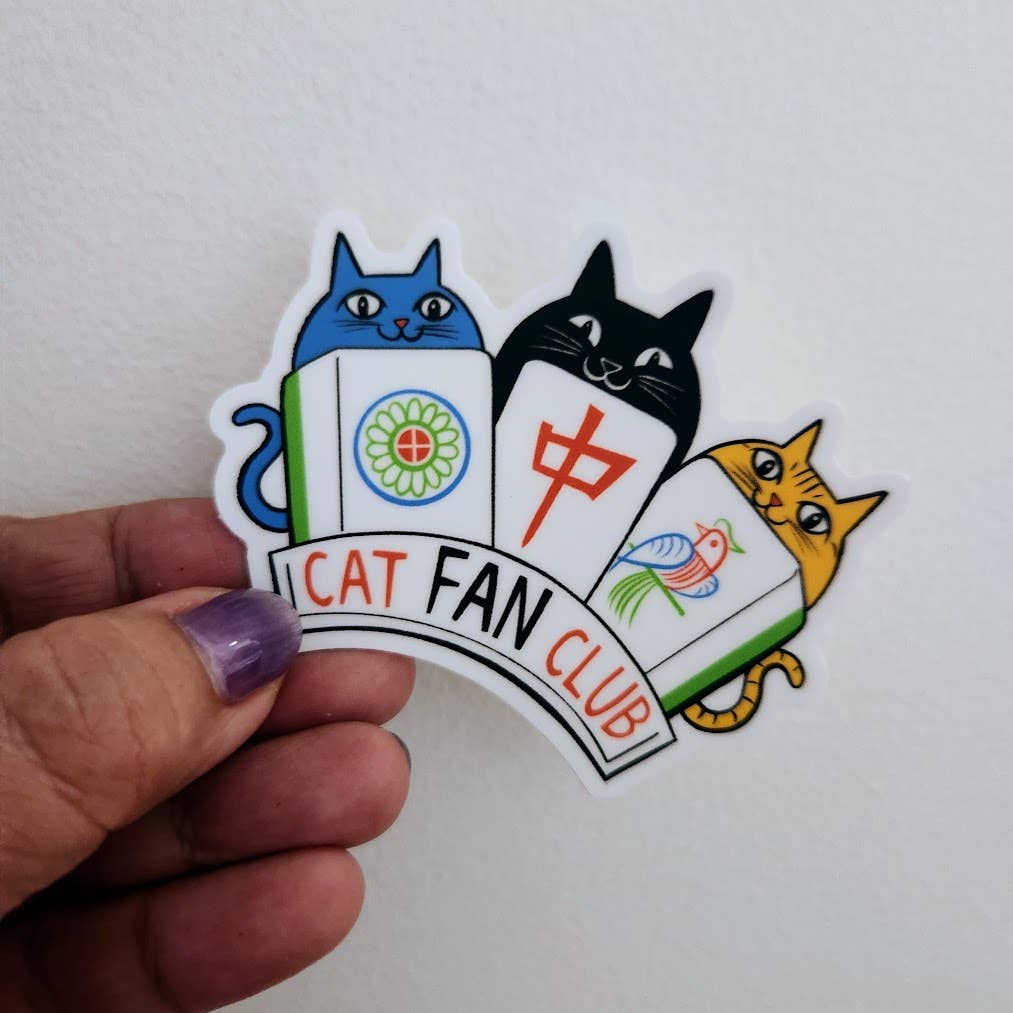 Mahjong Cats (Cat Fan Club) Sticker