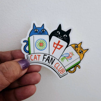 Mahjong Cats (Cat Fan Club) Sticker