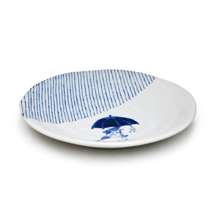 Shichita Japanese Ceramic Cat Plates