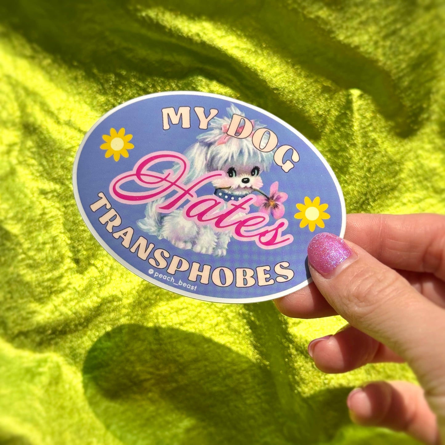 Peach Beast - LGBTQ Pet Stickers