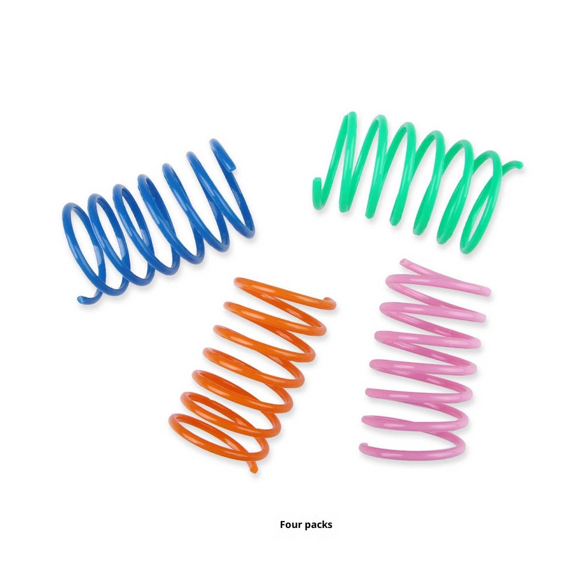 Colorful Cat Spring Toys - 50 pcs