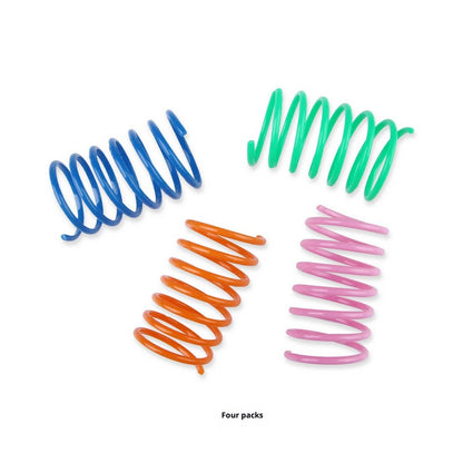 Colorful Cat Spring Toys - 50 pcs