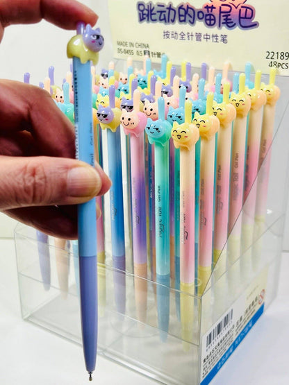 Cat Tail Colors Gel Pen