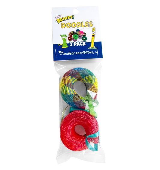 Kitty Boinks Doodles Assort. Colors 2pk