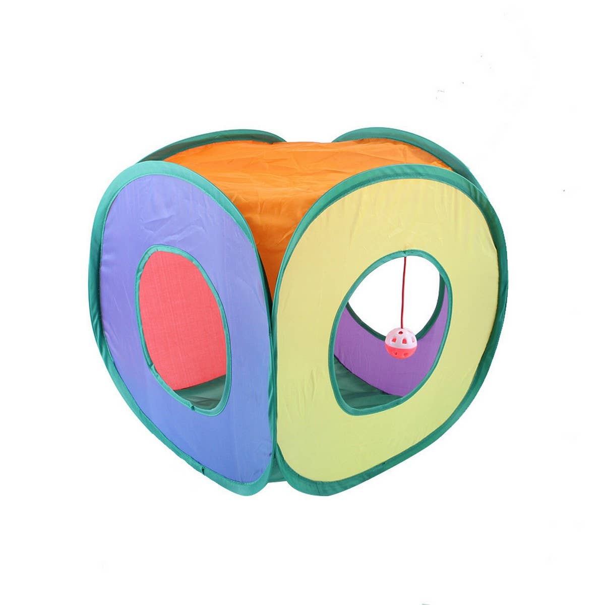 Cat Tunnel Rainbow Tent