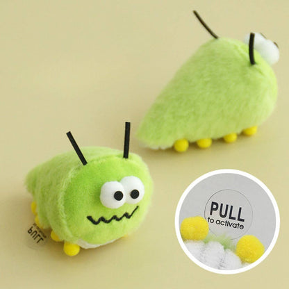 Cheerhunting - Moo – Plush Caterpillar Cat Toy