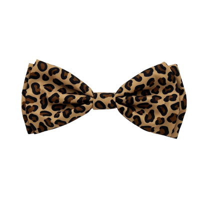 Huxley & Kent - Tan Leopard Bow Tie