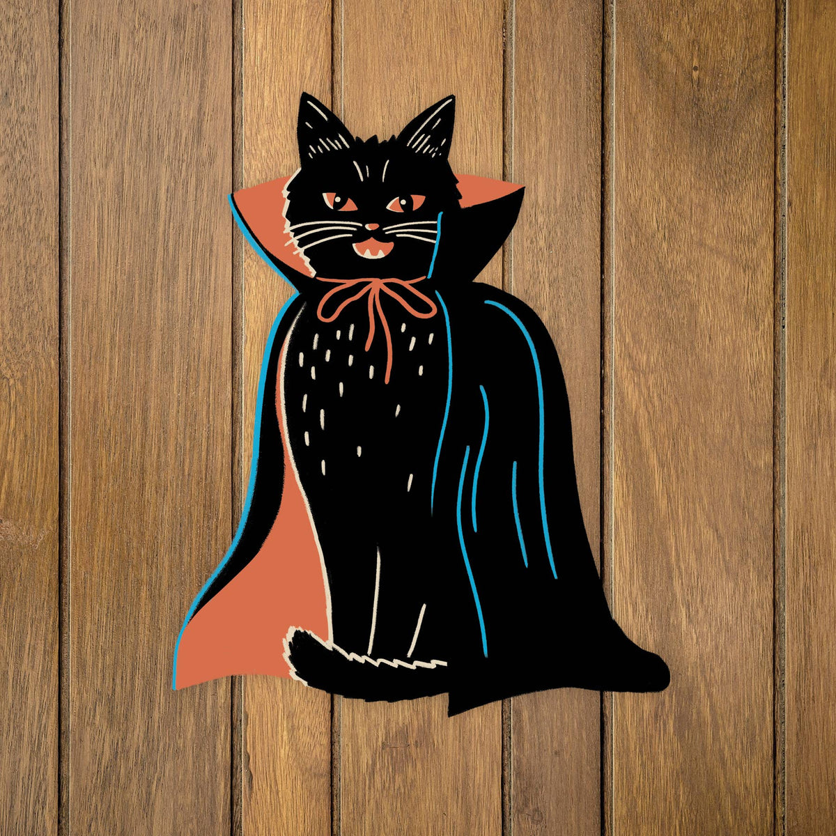 Spooky Cat Set of 3 - Cutout Wall Decorations (17" tall) 