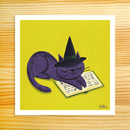 Nellie Le - Sleeping Spell 5x5in Art Print
