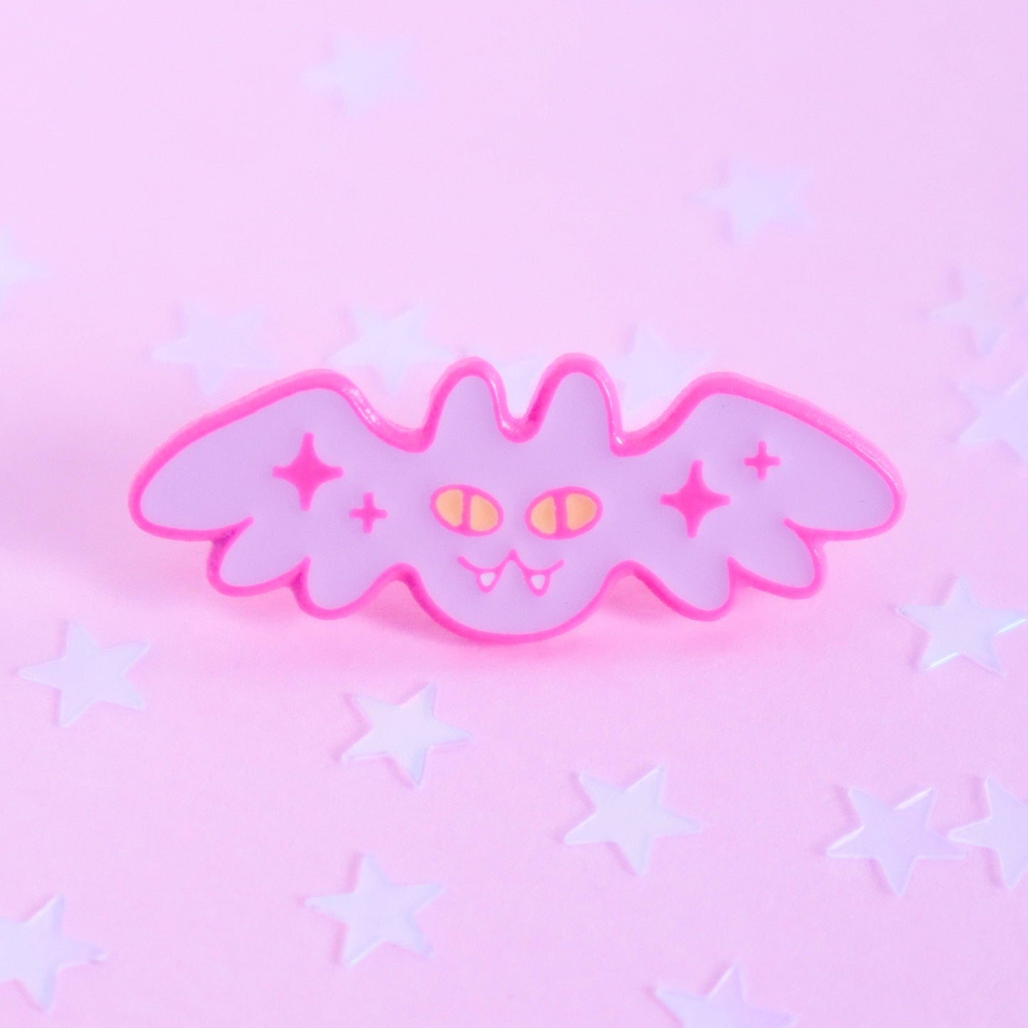 Bat Cat Enamel Pin