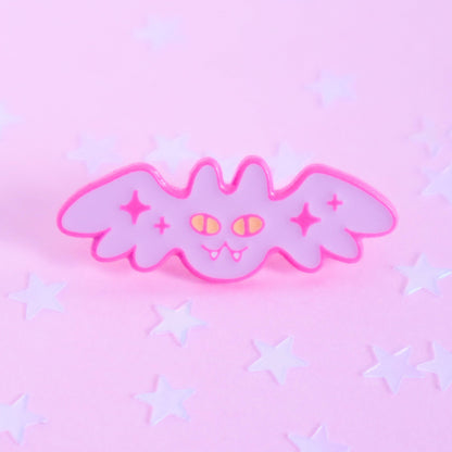 Bat Cat Enamel Pin